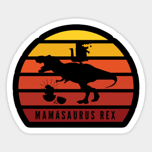 Funny Mama T-Rex Dinosaur Sticker